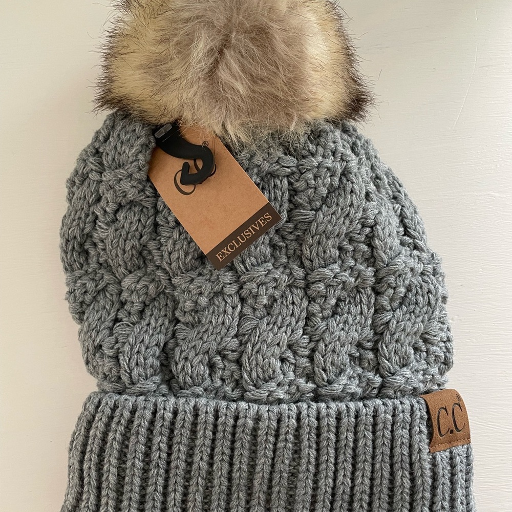 Brand new CC gray winter hat
